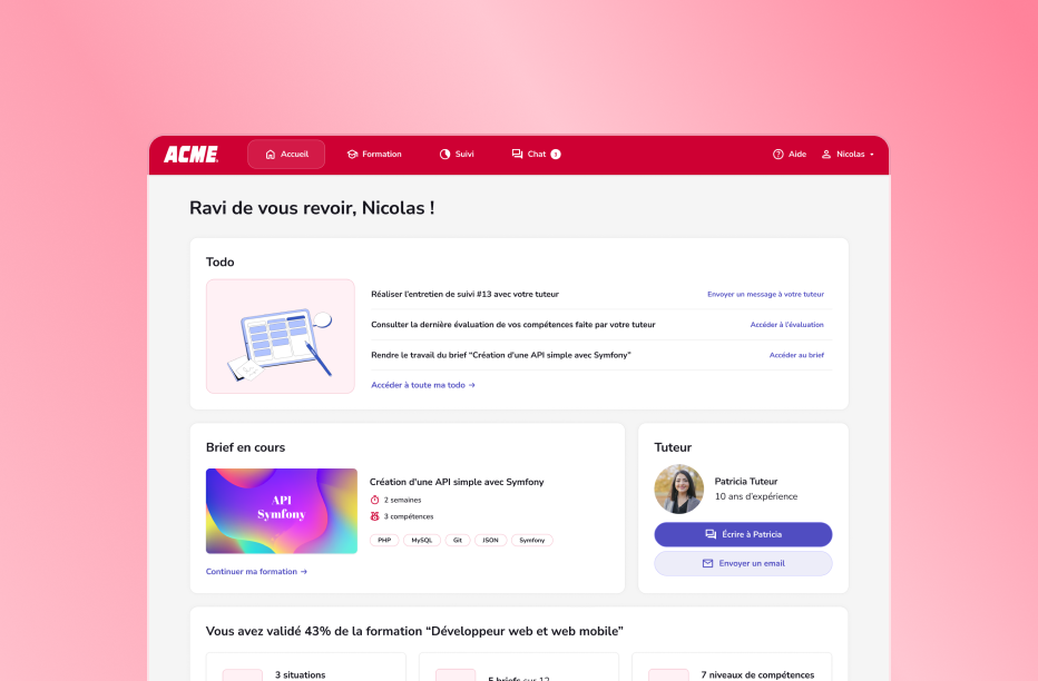 A new vision for a learning platform