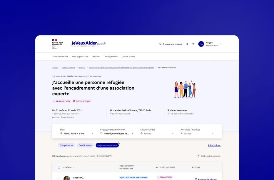 A new way to help associations find volunteers
